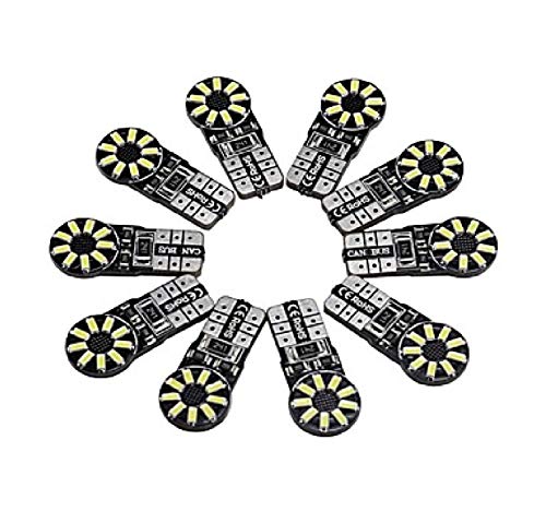 Tall Elephant - 10 x T10 W5W 501 LED blanches