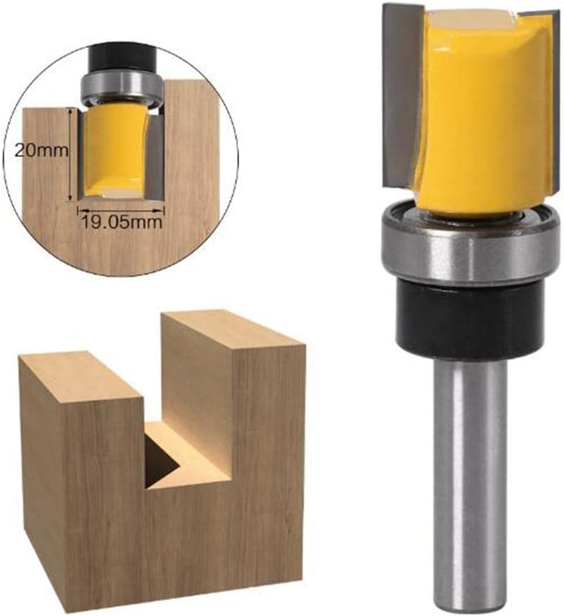 8Mm Shank Flush Trim Router Bit Top Bearking Woodworking Cutter|Home & Garden|Tools|Power Tools|Router Bits