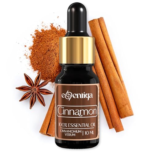 Zimtöl Duftessenz hochkonzentriert, warm-würziger Duft für Saunaaufguss und Diffuser, perfekt für Kerzen gießen, Seife, Wax Melts und winterliche Raumduftmischungen