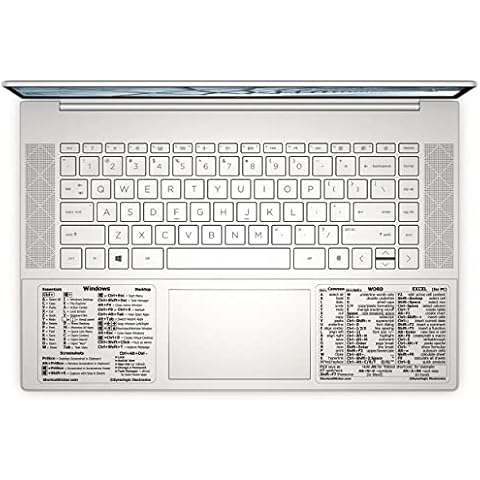 SYNERLOGIC Windows + Word/Excel (for Windows) Quick Reference Guide Keyboard Shortcut Stickers, No-Residue Vinyl (Clear/Small/Combo/100sets) Cover