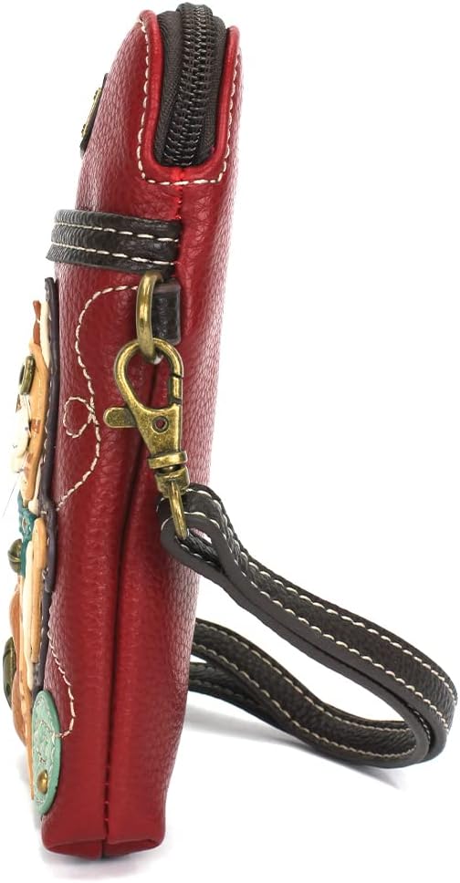 CHALA Cat Collection Cell Phone Crossbody Purse-Women PU Leather/Canvas Multicolor Handbag with Adjustable Strap - Image 4