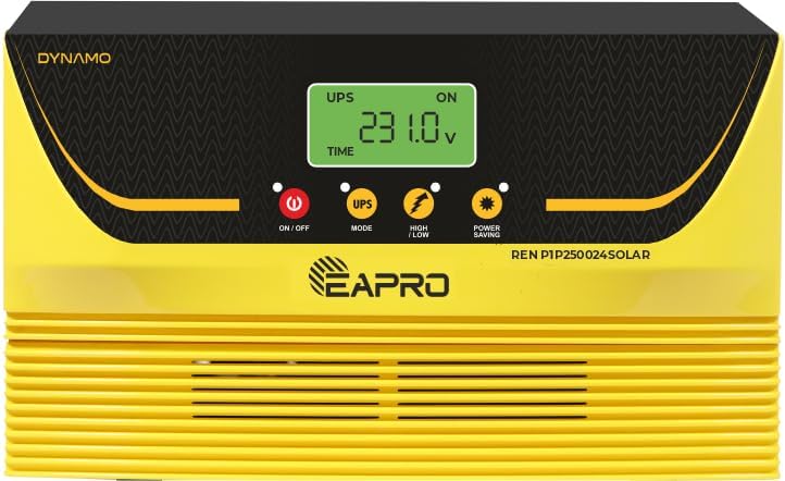 EAPRO Dynamo 2500 Solar PCU Inverter, 24V PWM, Pure Sine Wave, LCD Display, UPS Mode, Power Saving, for Home & Office-image-23