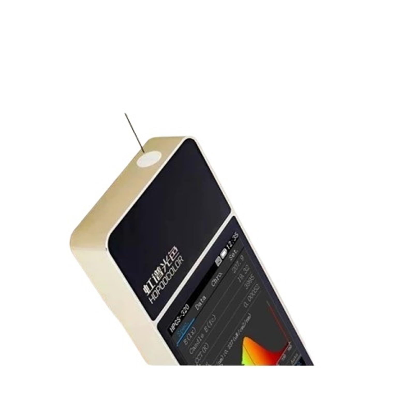 Tint Meter, 320 Spectrometer Lighting Led Tester Spectrum Lux Meter CCT CRI Metro(Top Sensor)