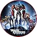 Cialda rotonda per torta TRANSFORMERS decorazione alimentare senza glutine personalizzazione grafica inclusa topper cake design img 1 (Ostia, 18 cm)