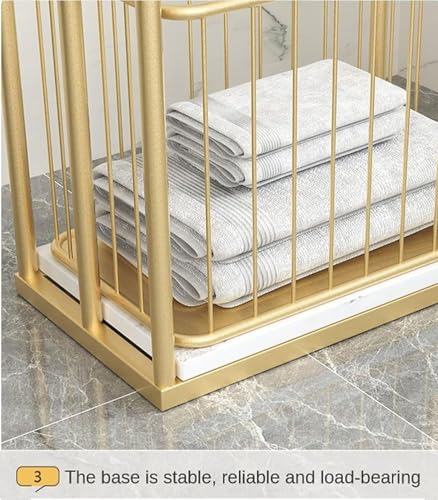 Wolnostojący wieszak na ręczniki stojący stojak na ręczniki i ubrania stylowy design z kutego żelaza idealny do łazienki, hotelu i spa nizacji