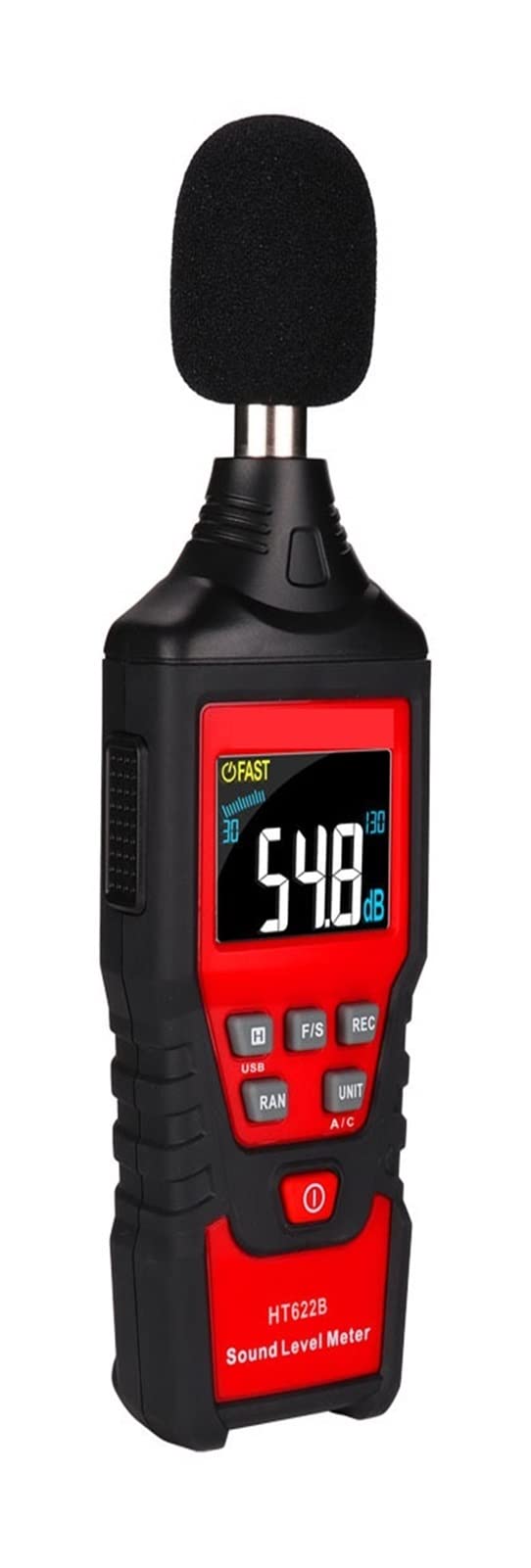 Medidor de ruido Medidor de sonido Decibel medidor Tesor de ruido HOGor High-Precision Nivel de sonido Medición Detección de volumen