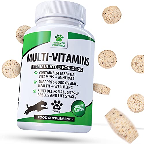 Furever Friendz Daily Multivitamin Dog Supplement - 120 Chewable Tablets