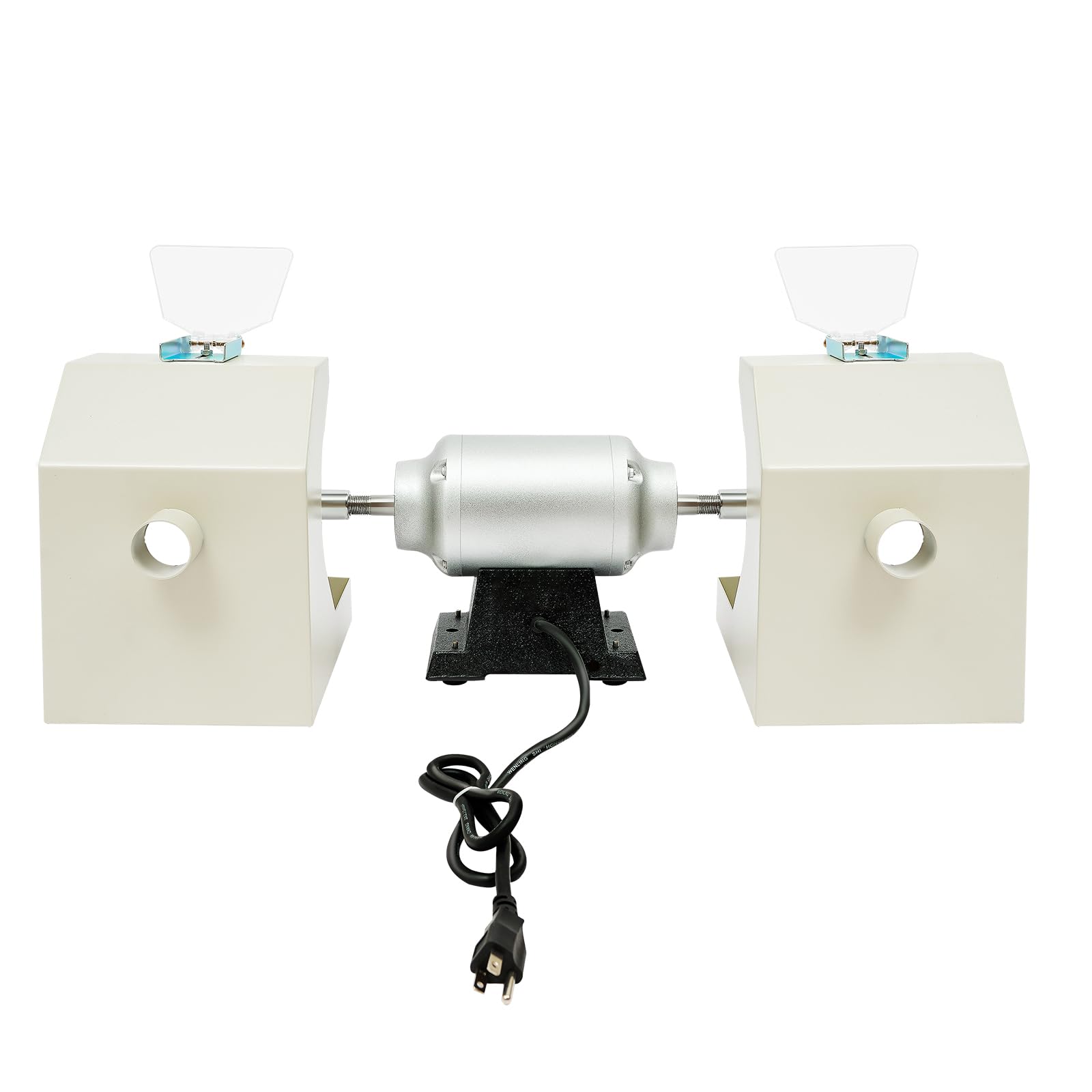 110V 550W Dental Lab Bench High Speed Polishing Machine, Benchtop Jewelry Polishing Machine Dust Collector, Lab Lathe Polishing Machine, 3000RPM Jewelry Casting Polishing Machine