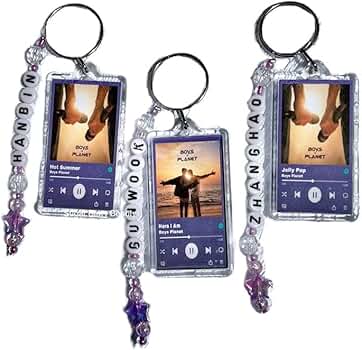 Amazon.com: ZB1 Key Chain | Custom Spotify Song