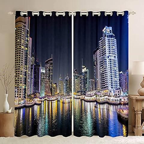New York City Themed Curtains for Kids Cover