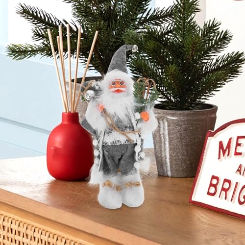 Figurine de Père Noël à poser pour décoration festive de table - 6