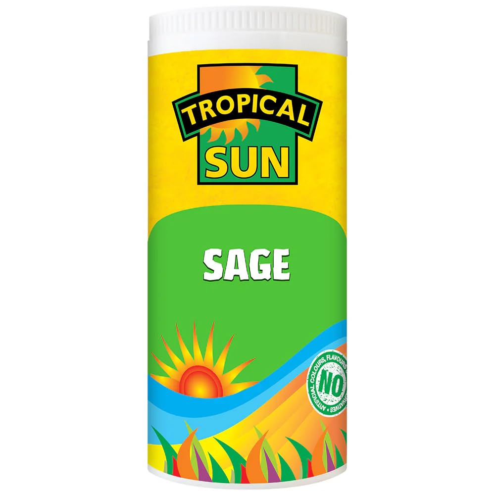 Tropical Sun Sage – 25g – Aromatic Herb for Roasted Vegetables, White Meat, and Baking – No Artificial Additives