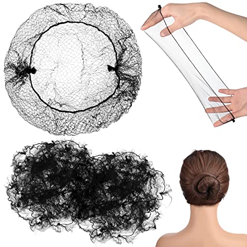 Filet à cheveux invisible 20 pouces pour chignon de danse et restauration x400