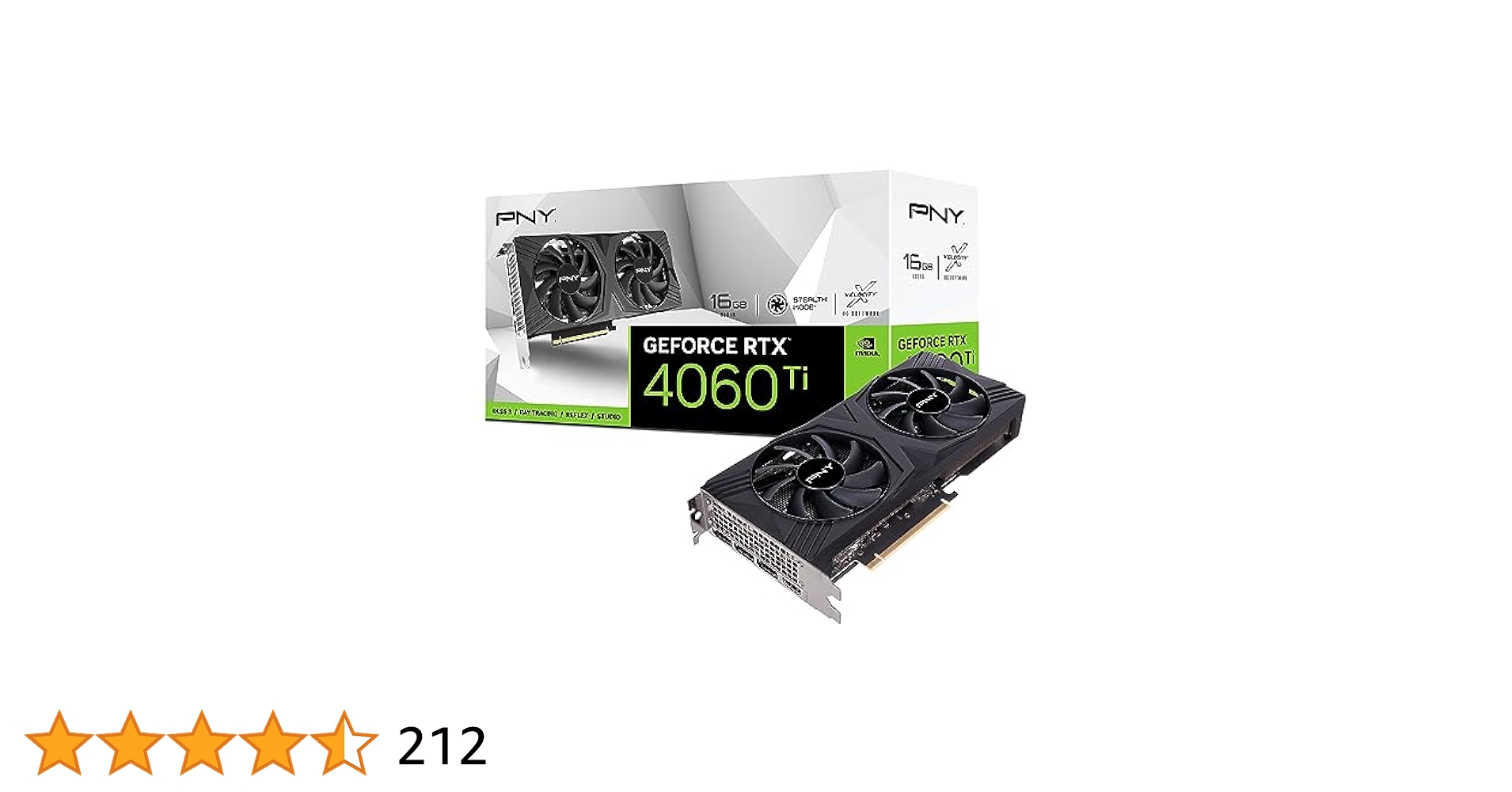 Amazon | PNY GeForce RTX™ 4060 Ti 16GB Verto™ デュアルファン