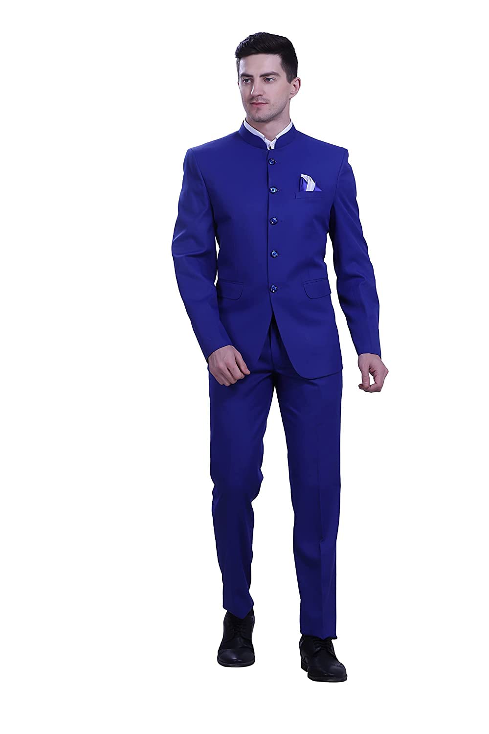 dhingra Men's Bandgala Jodhpuri 2pcs Suit (Blazer and Trouser)-picture-34
