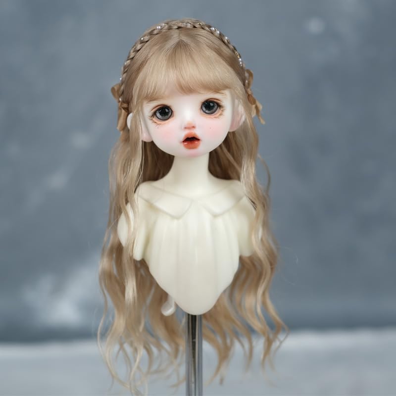 Amazon | ウィッグのみ 1/6 SD DD BJD ドールウィッグ ロングヘア 6-7