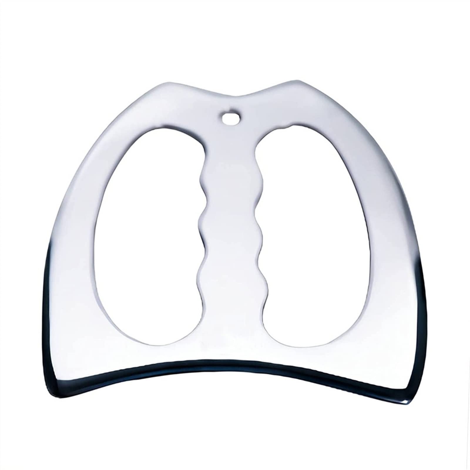 BAWHO Herramienta de Masaje Gua Sha Profesional, Herramientas de Masaje de raspado Gua Sha de Acero Inoxidable, Gran Herramienta de movilización de Tejido Suave, 1 Uds. (Color : Style 10)