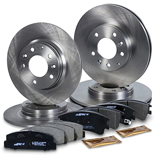 ATEC Germany Bremsenset inkl. Bremsscheiben Vorne Ø 282 mm Belüftet + Hinten