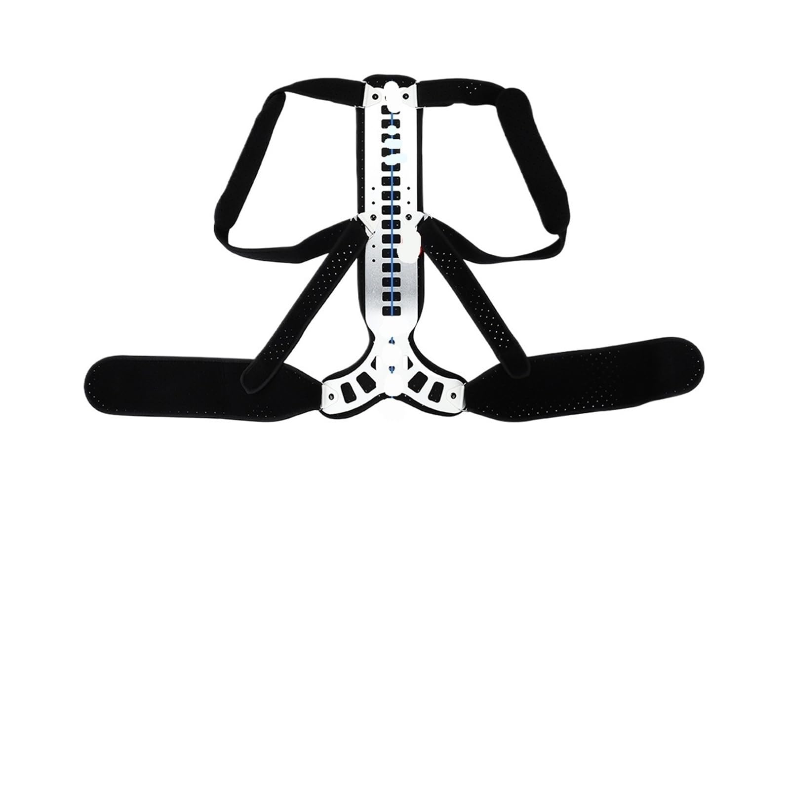 Generico Pour le traitement de la bosse, attelle de dos réglable pour hommes et femmes, support de colonne vertébrale et orthèses(M)