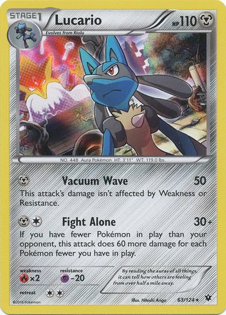 Pokemon - Lucario (63/124) - XY Fates Collide - Holo : Amazon.ca
