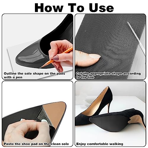 4Pcs Protectores Antideslizantes para Tacones y Zapatillas miniatura 3