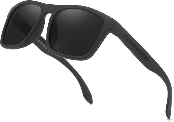 DUBERY Polarized Sunglasses for Men Women UV400 Protection Square Driving Sun Glasses Trendy Shades P8818