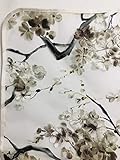  Tissus Toselli - Tovaglia quadrata in voile, 140 x 140 cm, colore: Bianco