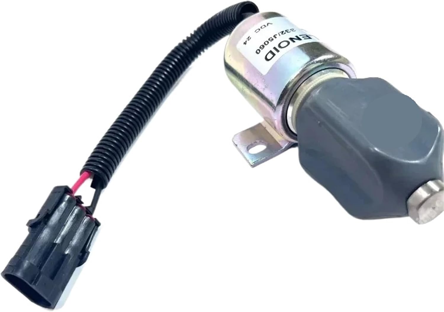 FOR JS200 Excavator Closing Solenoid Valve 322-J5060JCB 24V Diesel Engine Stop Solenoid Valve 322/J5060