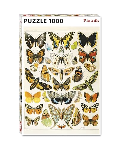Piatnik 570445 Puzzle Millot Butterflies and Moths, 1000 pièces, Multicolore