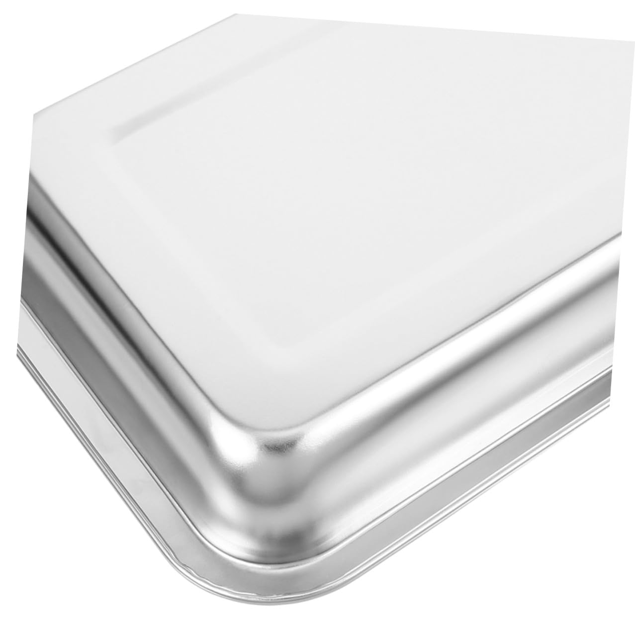 Luxshiny Lettiera per Gatti in Acciaio Inox 304 Aperta, Grande Capacità 2 Pezzi, Toilette per Gattini Resistente senza Perforazioni, per Uso Domestico e Viaggi