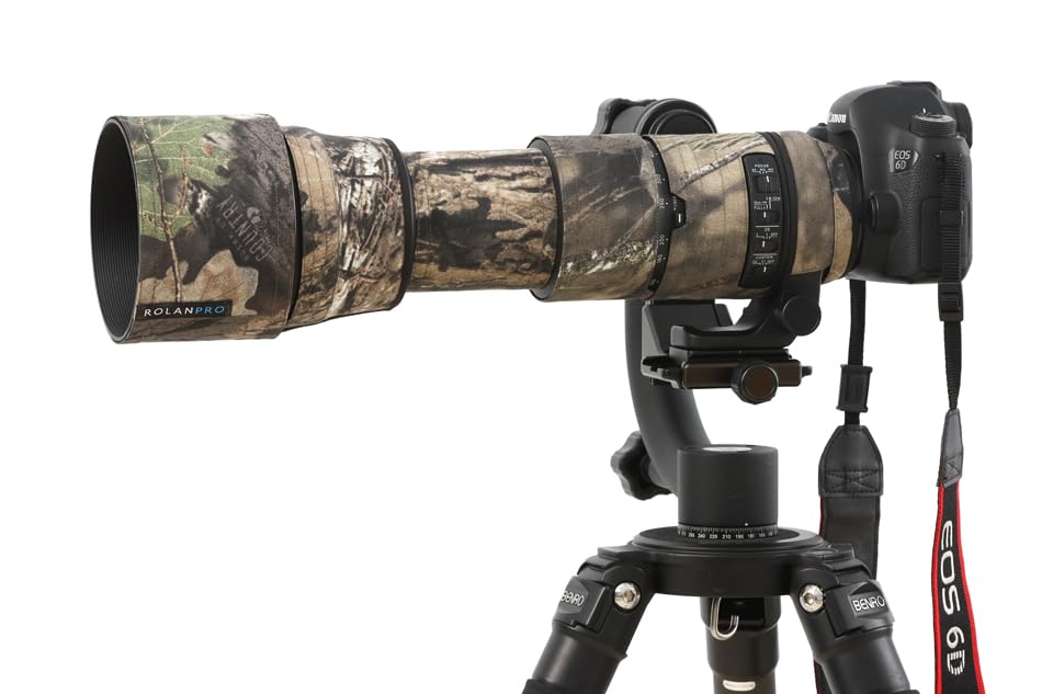 ROLANPRO Camouflage Lens Cover for Sigma 150-600mm F5-6.3 DG OS HSM Contemporary Coat Lens Protective Sleeve Case-#23 Waterproof