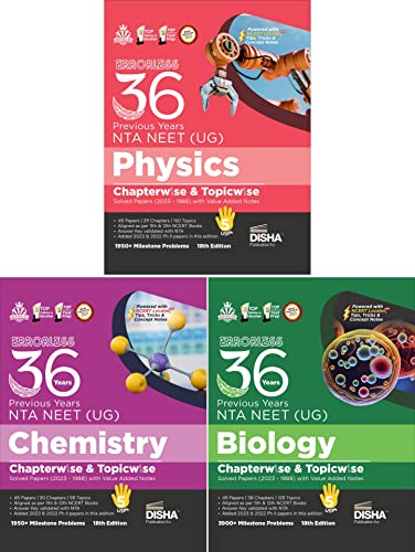 Image of Errorless 36 Previous Years NTA NEET (UG) Physics, Chemistry & Biology Chapter-wise & Topic-wise Solved Papers with Value Added Notes (2023 - 1988) 18th Edition | PYQs Question Bank |