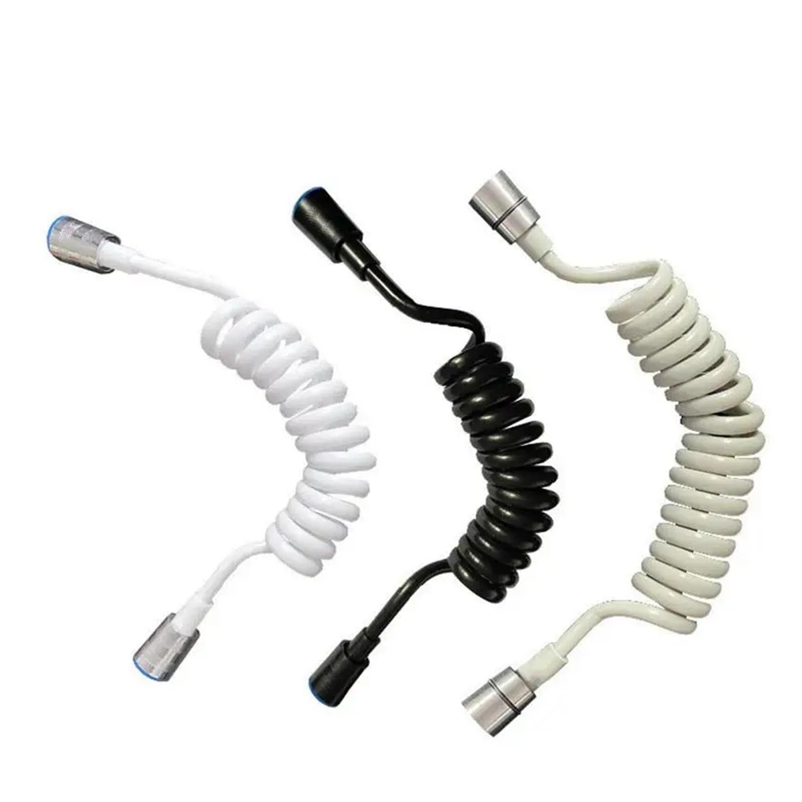 Manguera de ducha flexible para línea telefónica, manguera de fontanería de agua de manantial de 2 m para baño, inodoro, bidé, rociador, accesorios