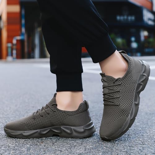 Image of Womens Walking Shoes Slip on Running Tennis Sneakers Non Slip Workout Athletic Gym Sports Breathable Mesh Lightweight Comfortable Fashion Casual Soft Sole