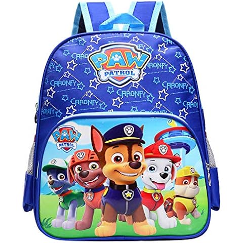 Paw Dog Patrol Kinderrucksack - Miotlsy Paw Dog Patrol Rucksack Kinderrucksack mit Taschen Chase Marshall Rubble Cover
