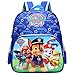 Miotlsy Paw Patrol Sac à Dos Pat Patrouille, Cartable Garçon Mighty Pups avec Rocky, Chase, Marcus et Stella, Sac à Dos Enfant pour Ecole Maternelle, Crèche Garderie, Primaire