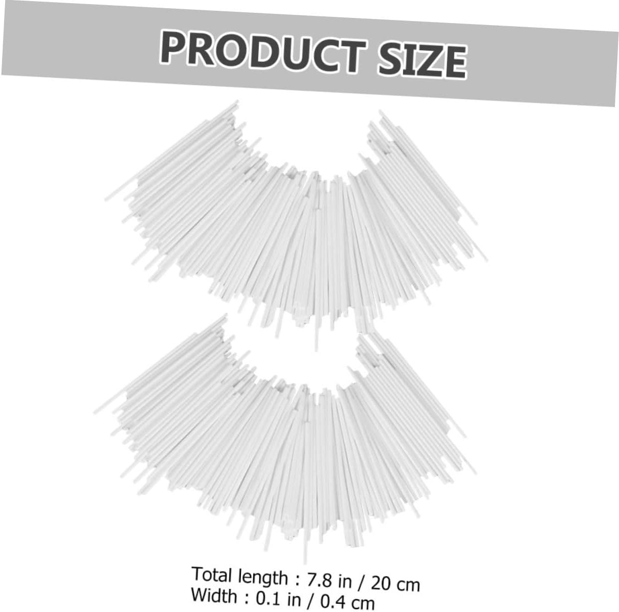 PRETYZOOM 200Pcs Multi-Function Paper Lollipop Sticks for DIY Candy Party Treats Crafts Reusable Mixing Bars for Creative Projects