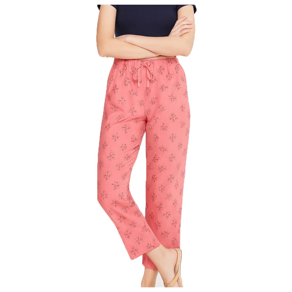 brand flex Womens Printed Night Pant Pink Single Pack-picture-40