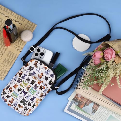 Funny W Cats Crossbody Bag Cute B-uestar Cats Gift Join The Revolution Burn It Down Crossbody Bag Shadow-clan Cat Merch3