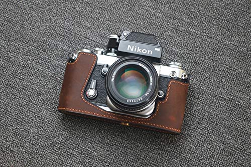 Amazon | Funper Nikon F2 専用 ブルタイプ 本革 ボディケース ダーク