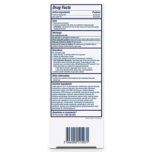 CeraVe Hydrating Mineral Sunscreen SPF 30 with Hyaluronic Acid, 2.5oz