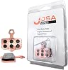 JSA Bike Disc Brake Pads – Compatible with Elixir, DB, Level, Level TTL, Force AXS HRD – Organic Compound – Quiet Bike Braking – Avid Elixir Shape – Long-Lasting, Easy to Install 1 Pair
