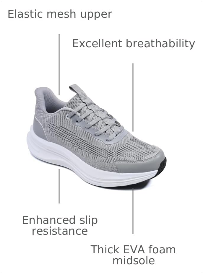 Image of Men's Slip On Walking Shoes Comfortable Tennis Breathable Shoes
