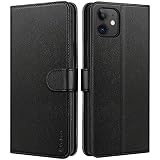 Vakoo Coque pour iPhone 11, Etui [Fentes pour Cartes] [Magnétique] Protection Housse en Cuir pour iPhone 11 - Noir