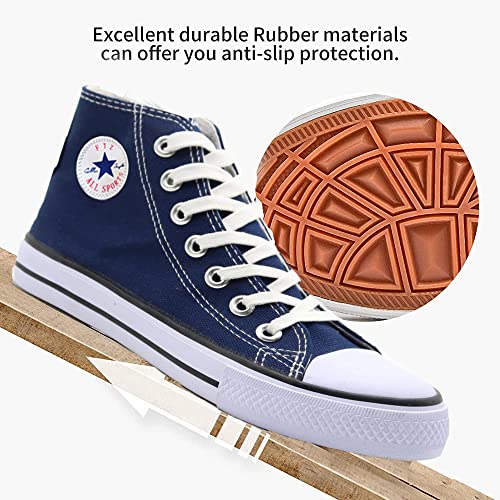 Image of Long High Top Canvas Men Sneakers