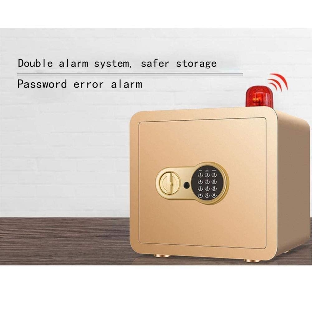 home safes Ognioodporny wodoodporny sejf Sejf cyfrowy, sejfy do sejfów gabinetowych Stalowa skrzynka bezpieczeństwa, kasetka na pieniądze, do użytku biurowego lub domowego, montowana na ścianie lub