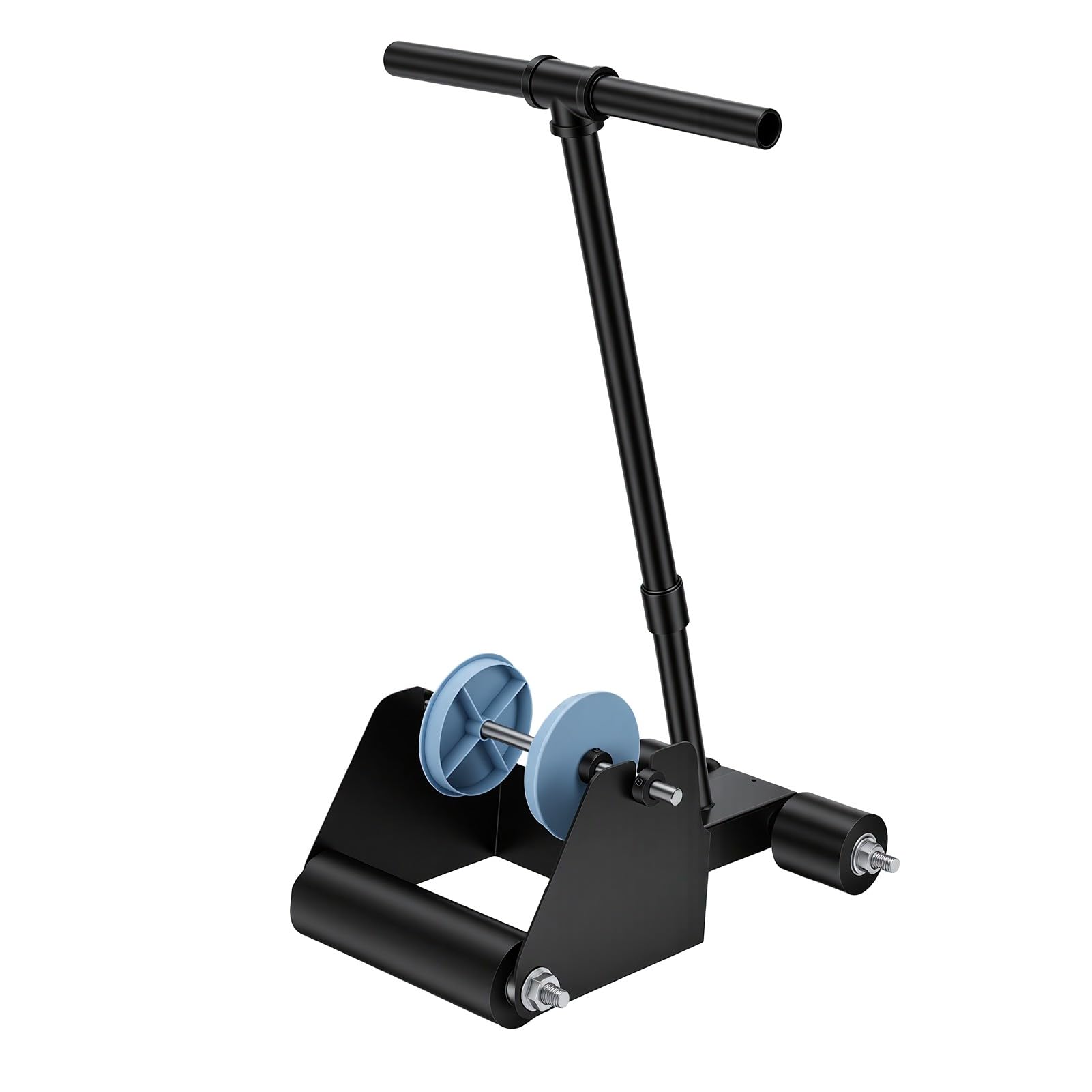 Bewinner Aplicador Manual de Cinta para Pisos para Marcar Líneas, Estacionamientos, Trazado de Líneas de Almacenes y Colocación de de canchas: Ancho Ajustable de 15 Cm, Rodamiento Suave, Cuerpo de