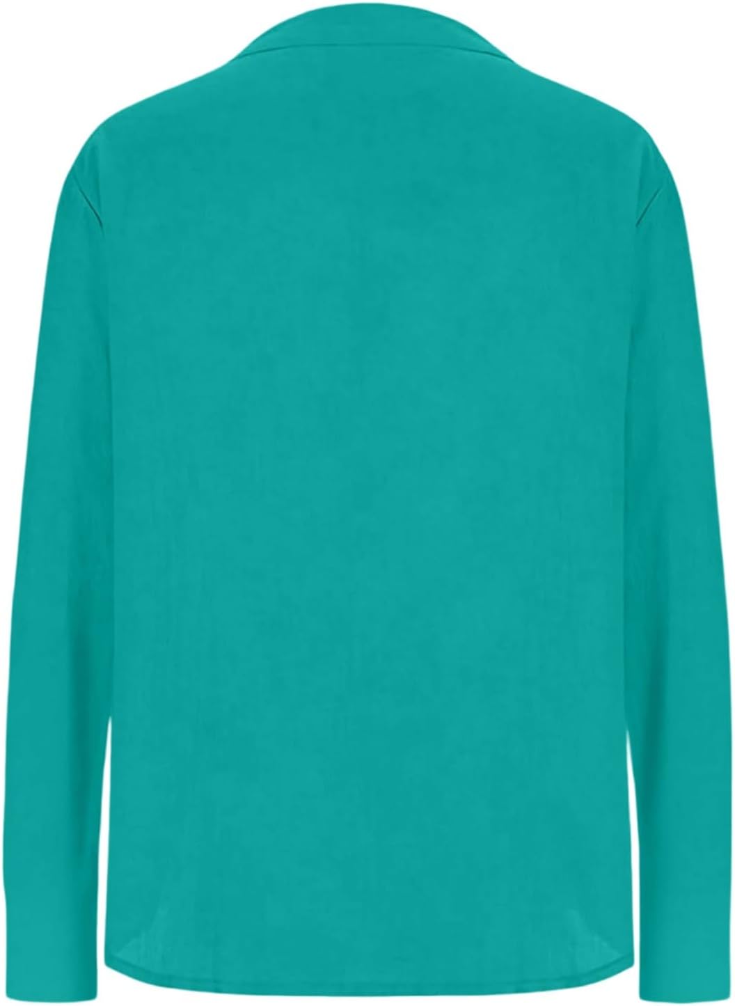 Cotton Button Down Shirts for Women Summer Trendy Long Sleeve Relaxed Loose Casual Tops Business Work Office Tunic Blouses
