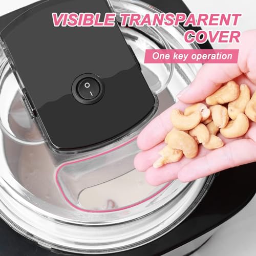 Vpcok Direct Eismaschine Speiseeismaschine aus Edelstahl Eiscrememaschine mit entnehmbarem Eisbehälter, für Eis, Sorbet, Frozen Jogurth inkl. Rezeptheft (ohne Kompressor) – Bild 5