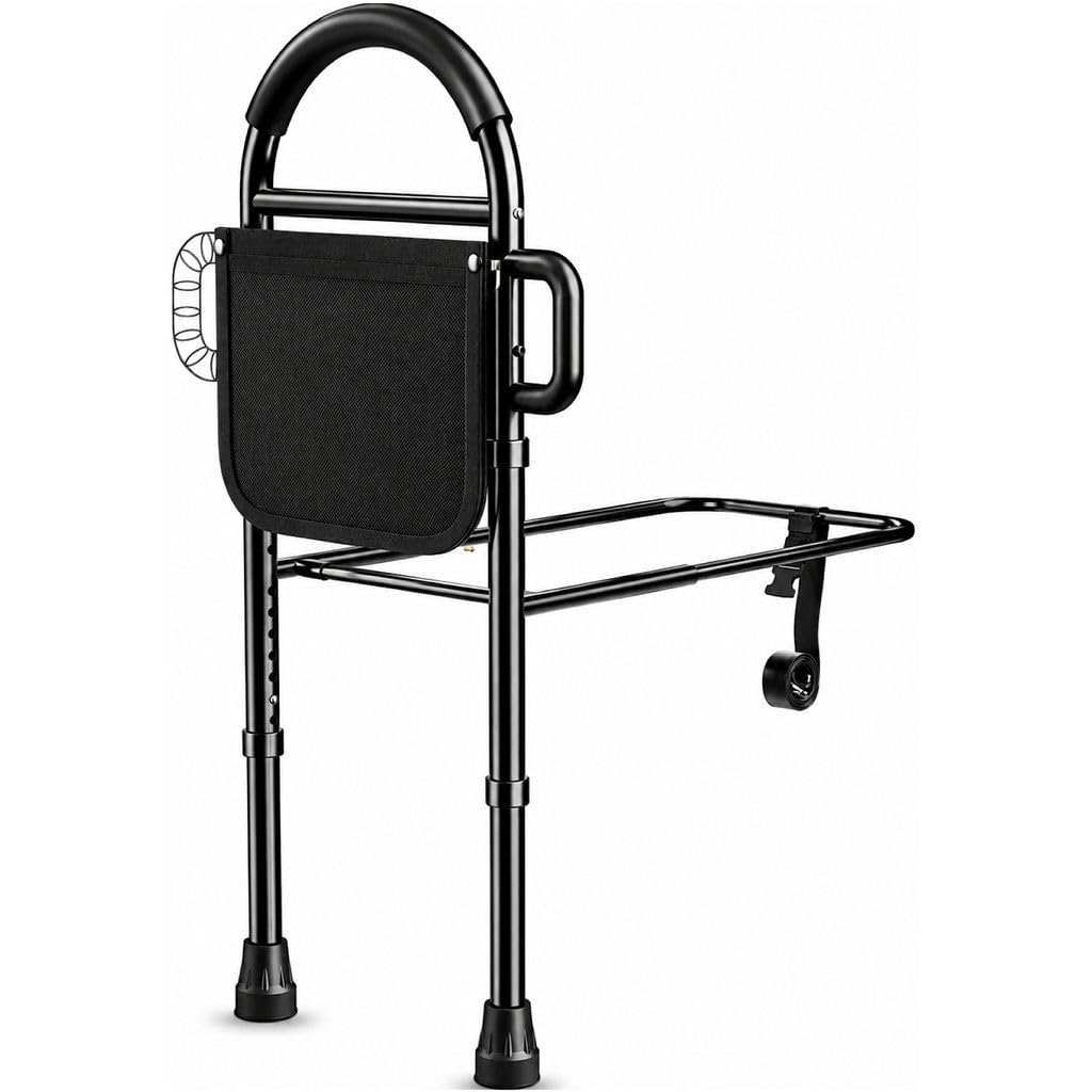 Photo 1 of ***MISSING LEG***PARTS ONLY***  Medical king Bed Rails for Elderly Adults Safety Bed Assist Rails for Seniors with Adjustable Heights ASTM Approved Easy to get in or Out of Bed with Floor Support